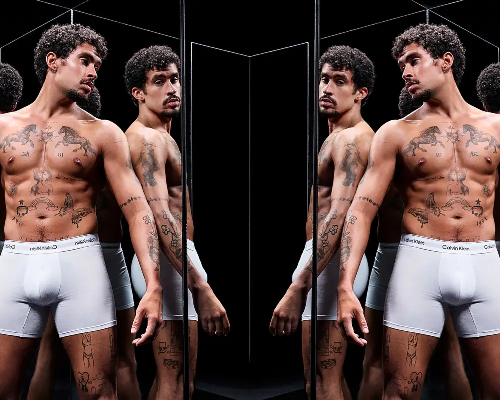 Bad Bunny Calvin Klein Hot Pics