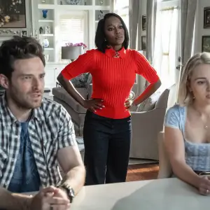 Ben Rappaport Aja Naomi King and AnnaSophia Robb Grosse Pointe Garden Society