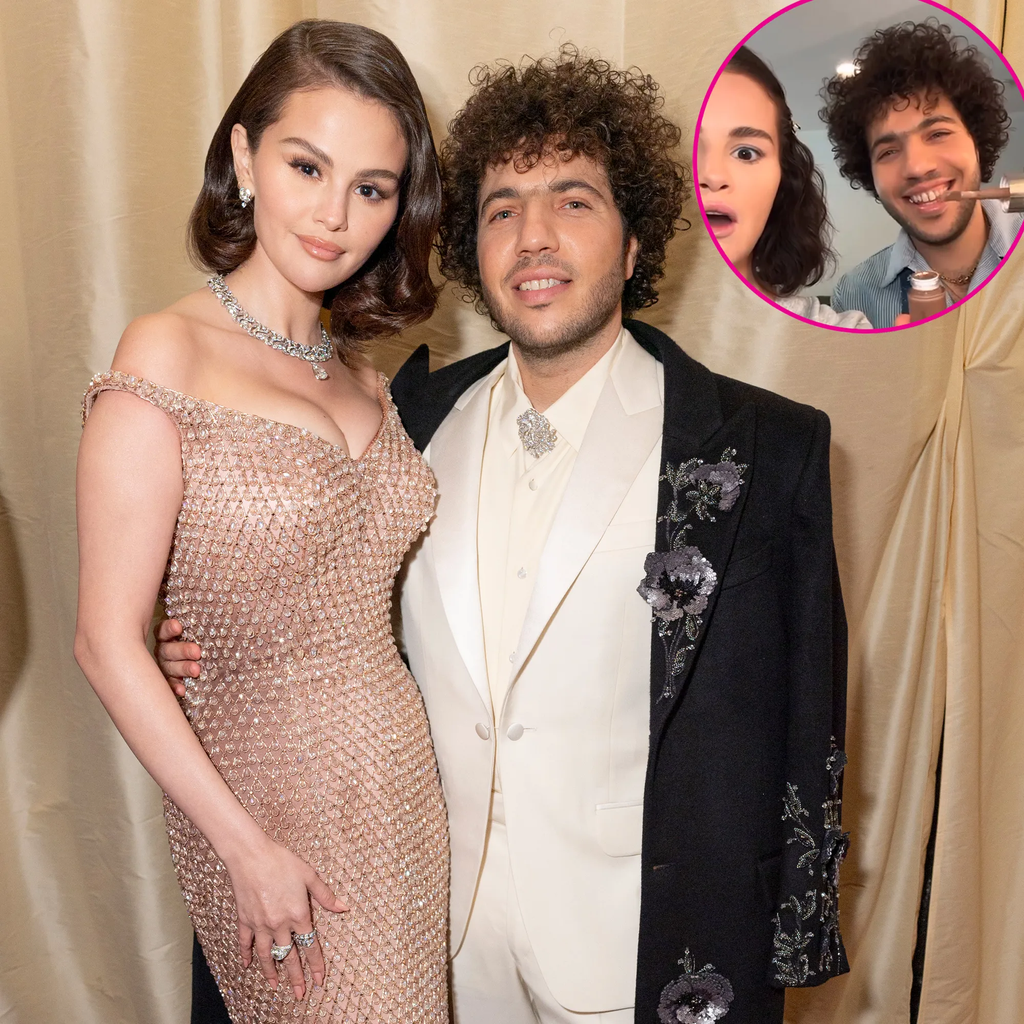 Benny Blanco Does Selena Gomez s Makeup