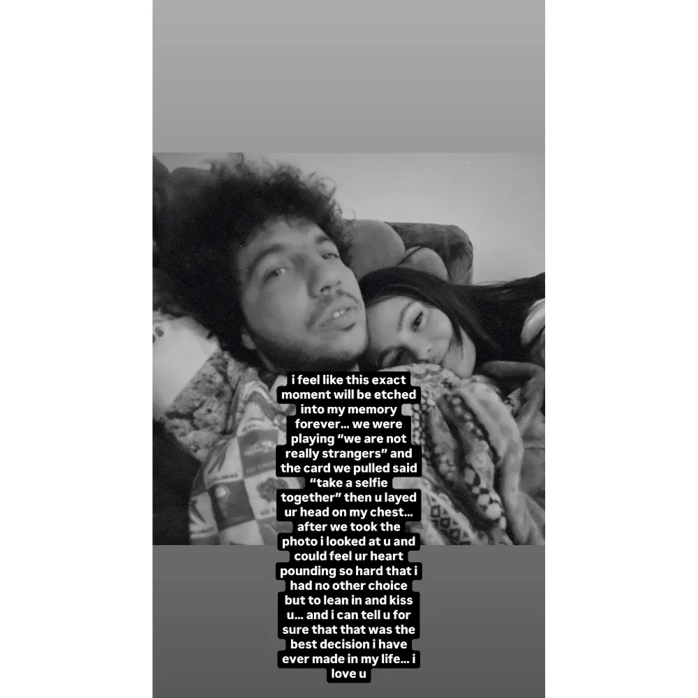 Benny Blanco Recalls 1st Kiss With Selena Gomez