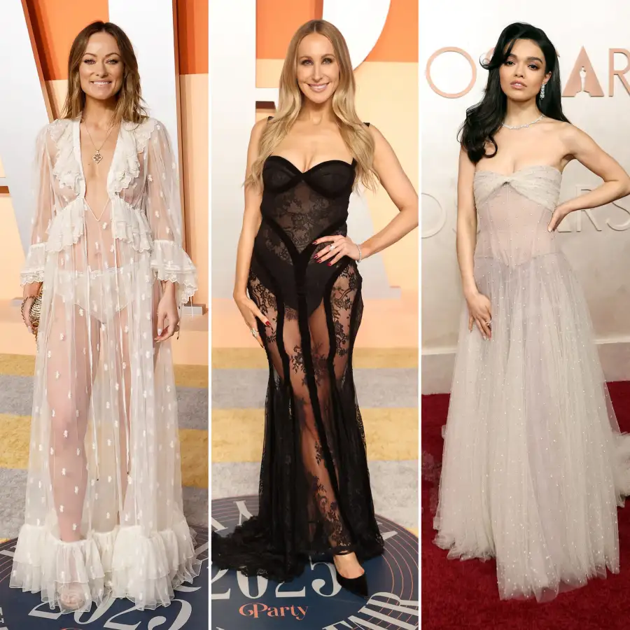 Best Naked Dresses at the Oscars 2025