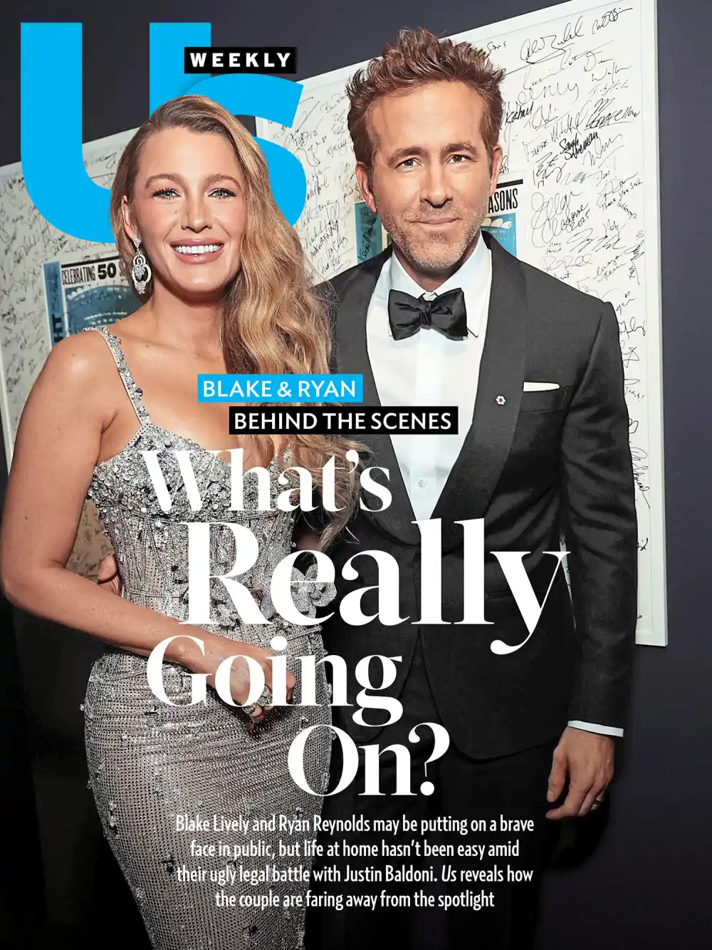 Blake Lively and Ryan Reynolds 2513 Luxury Handbag Shopping Cover No Chip