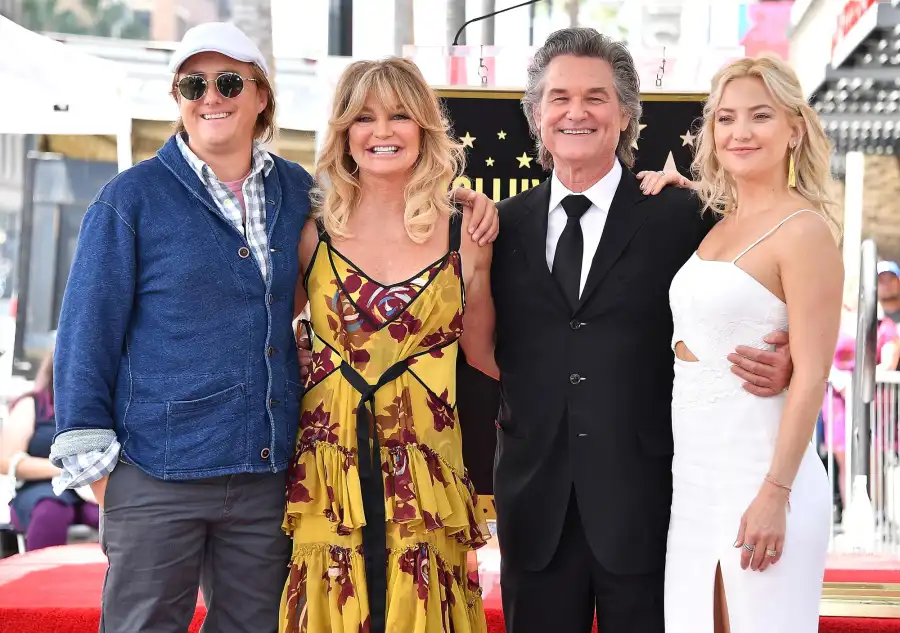 Goldie Hawn and Kurt Russells Blended Family