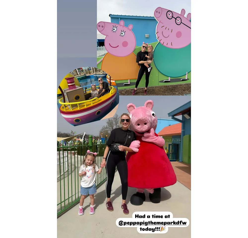 Brittany Mahomes Takes Kids to Peppa Pig Theme Park: &lsquo;Happiest Kiddos&rsquo;