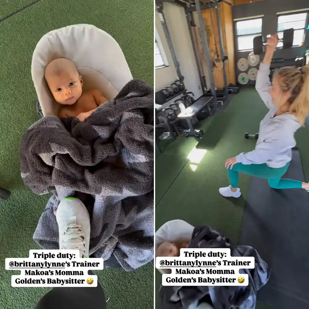 Brittany Mahomes Workout Got Interrupted by a Flock of Chickens