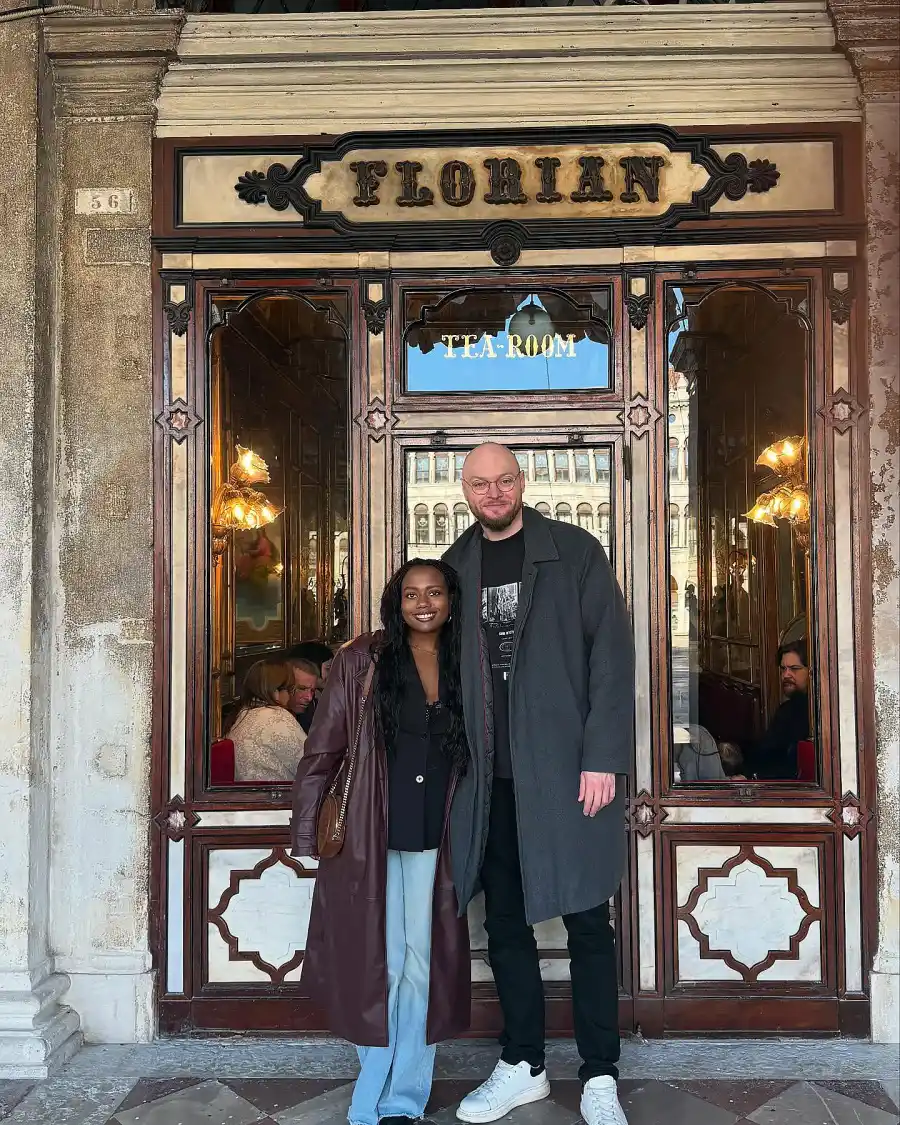 Celebrity Engagements of 2025 Leila Roker and Sylvain Gricourt