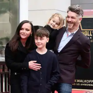 Christina Ricci Poses With Husband Mark Hampton 2 Kids at Hollywood Walk of Fame Ceremony
