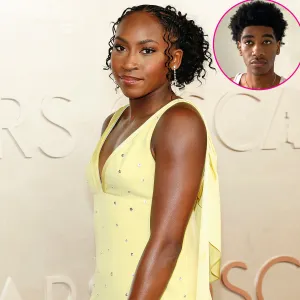 Coco Gauff Rumored Boyfriend Reacts to Her Glamorous 2025 Oscars Red Carpet Look