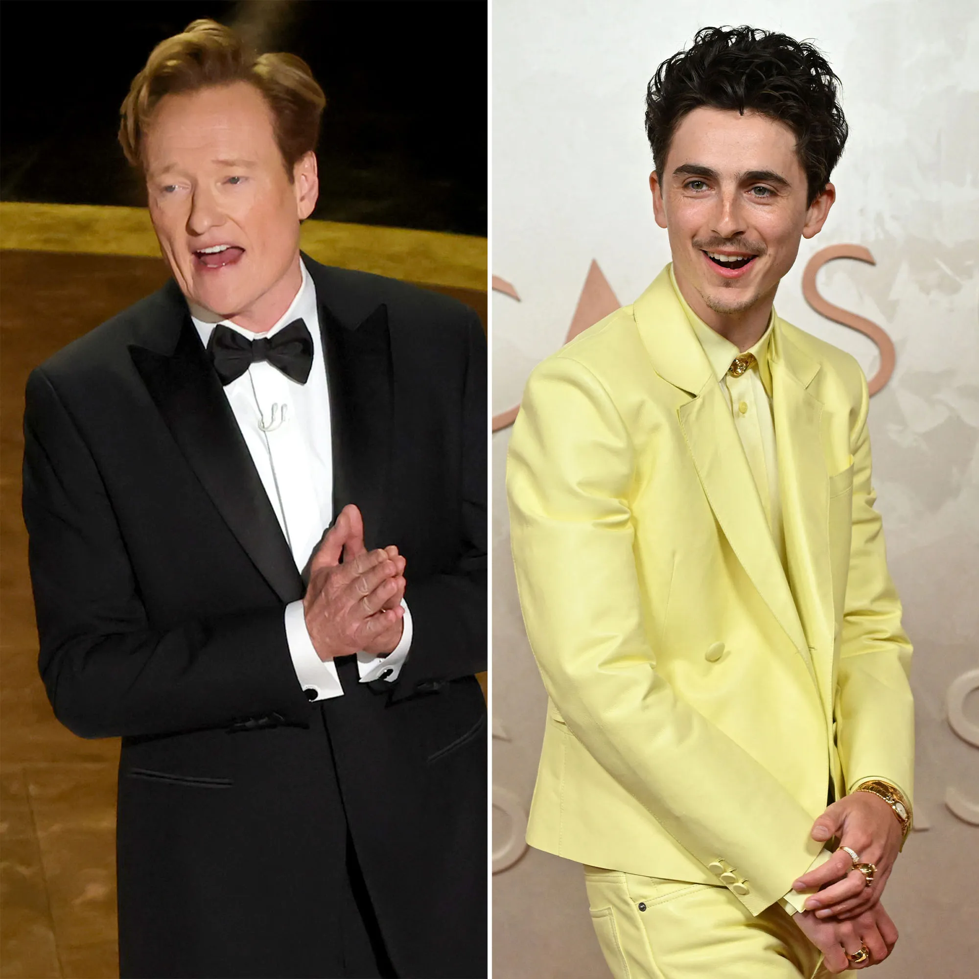 Conan O Brien Trolls Timothee Chalamet in 2025 Oscars Monologue
