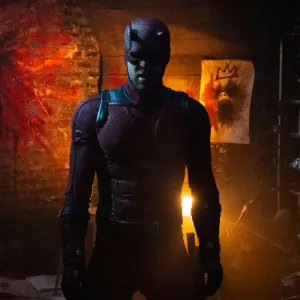 Charlie Cox as Daredevil in Daredevil: Born Again.