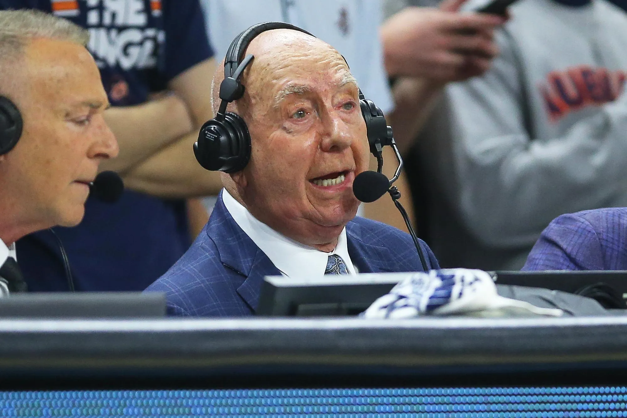 Dick Vitale Cries While Giving an Emotional Speech Detailing Cancer Battles During ACC Championship