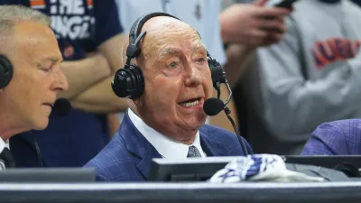 Dick Vitale Cries While Giving an Emotional Speech Detailing Cancer Battles During ACC Championship