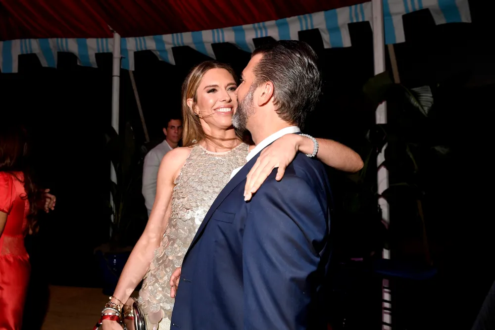 Donald Trump Jr and Bettina Anderson Look Loved Up During Fundraiser Date Night in Florida