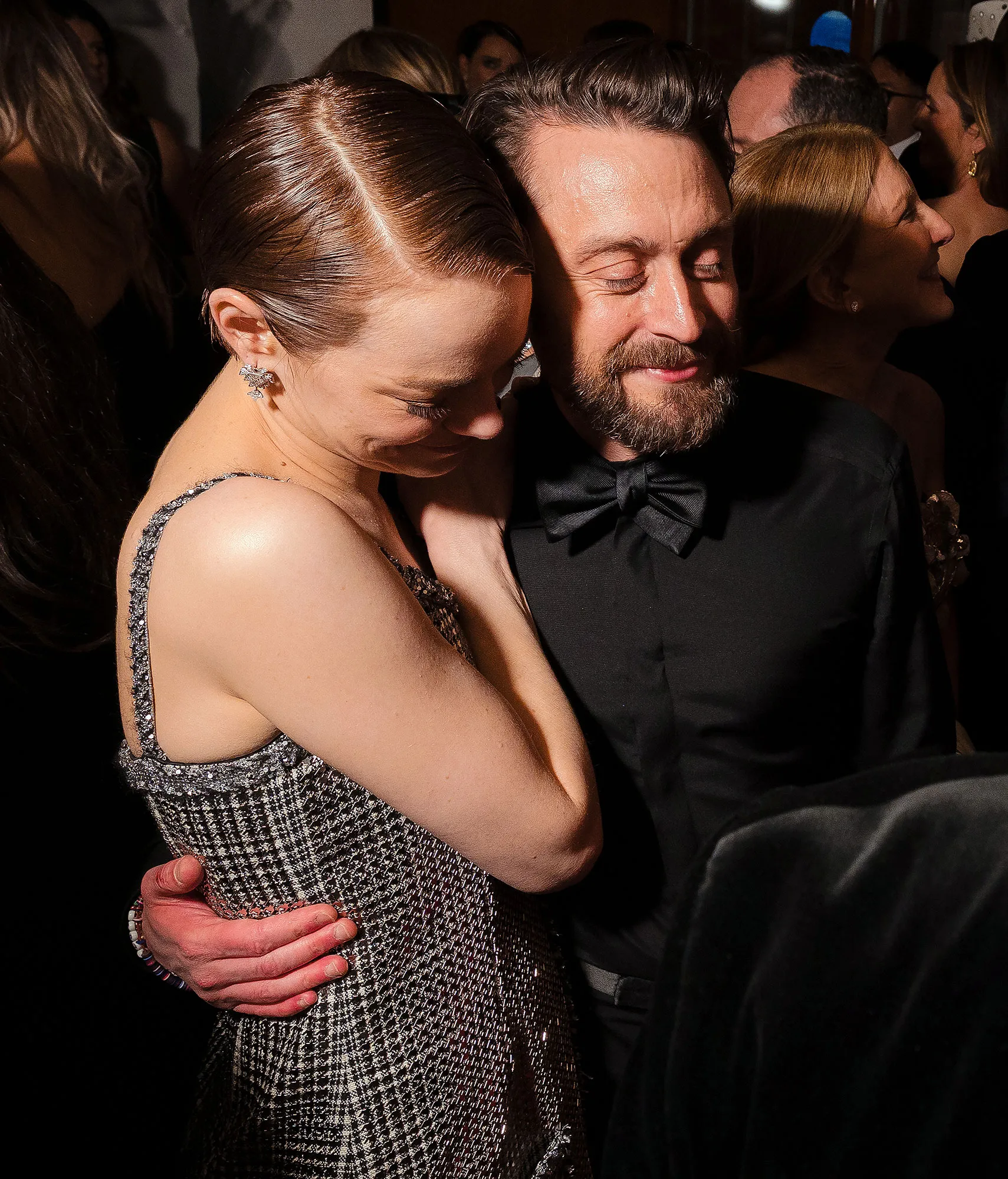 Emma Stone Hugs Ex Kieran Culkin at Post-2025 Oscars Party After His Big Win
