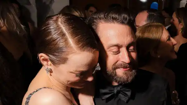Emma Stone Hugs Ex Kieran Culkin at Post-2025 Oscars Party After His Big Win
