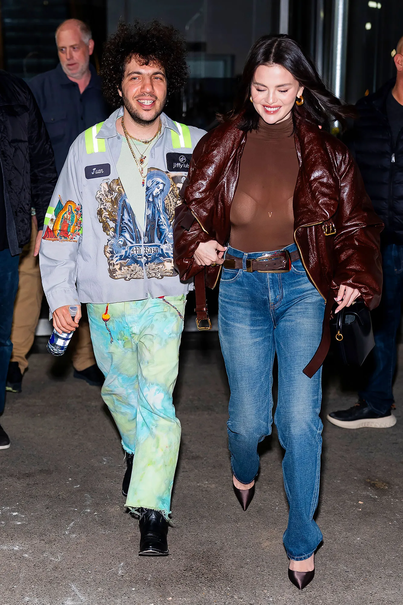 Feature Selena Gomez Rocks Sheer Top on Date Night With Benny Blanco