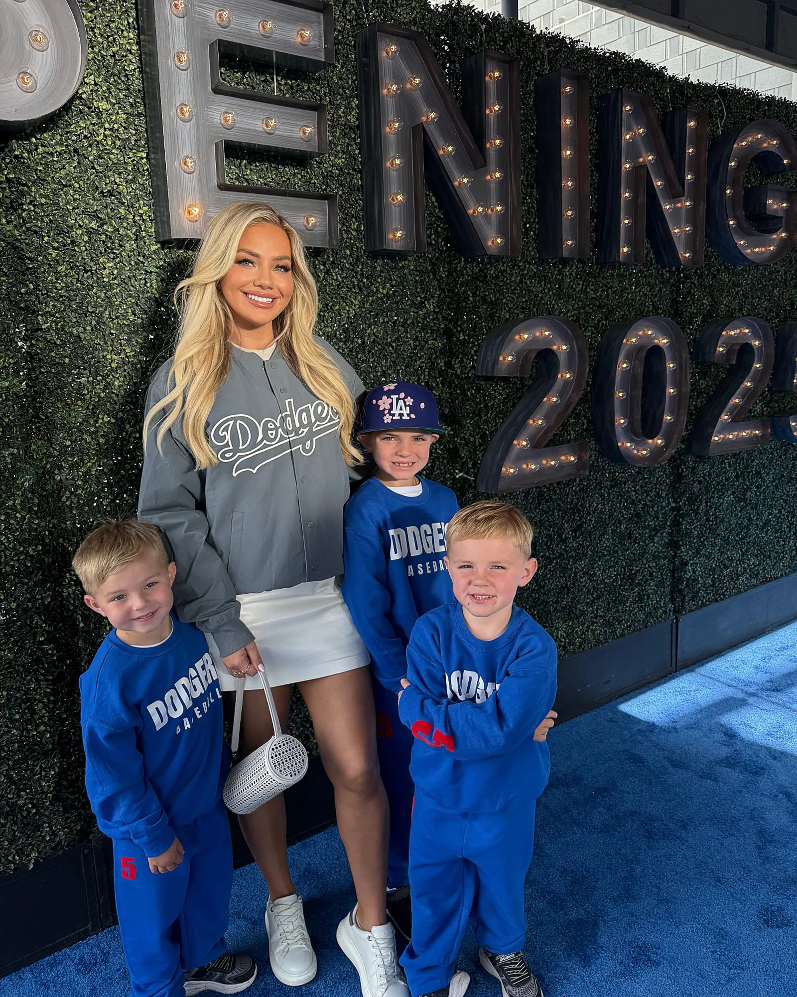Freddie Freeman&rsquo;s Wife Chelsea Celebrates Dodgers Opening Day With All 3 Sons