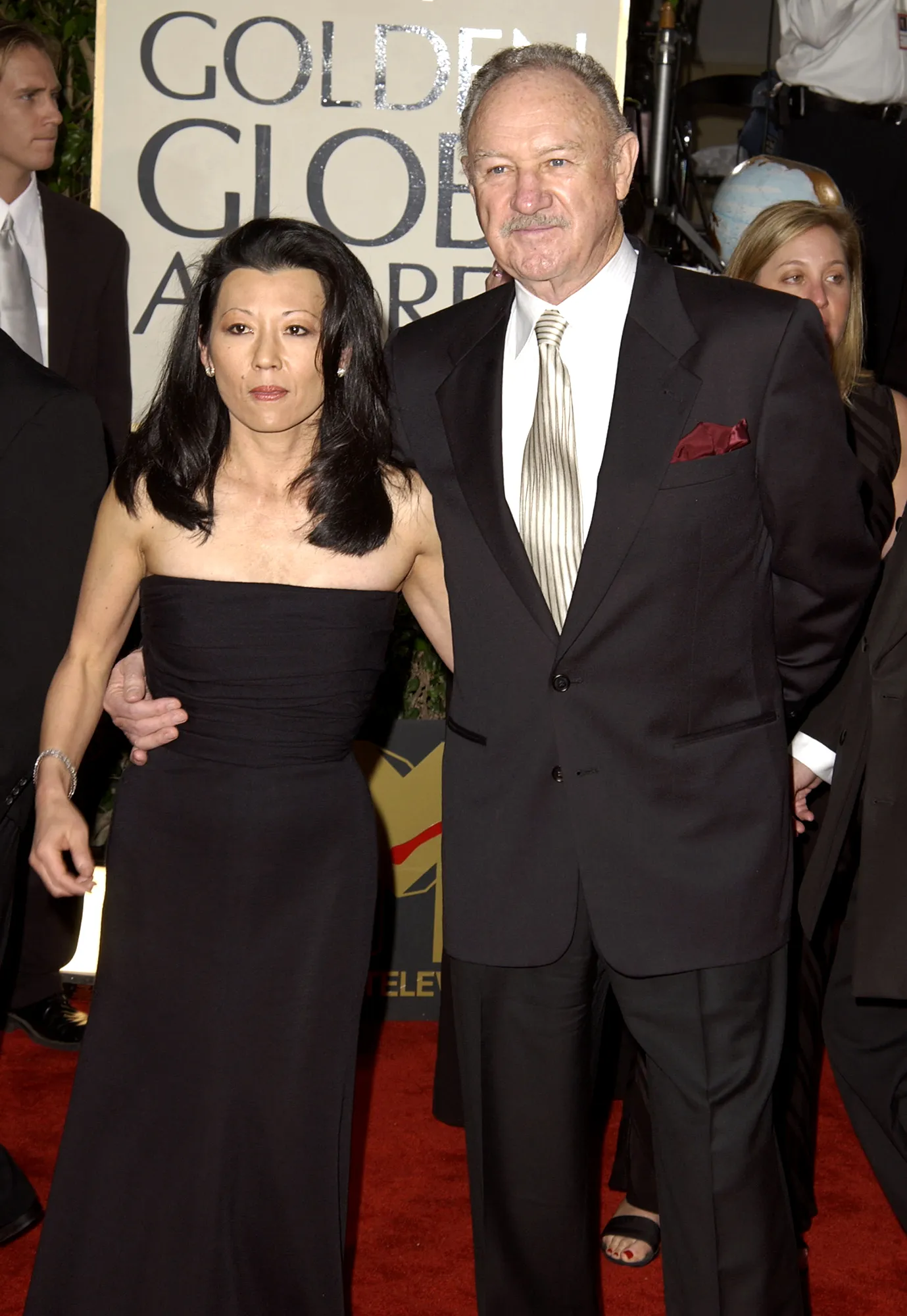 Gene Hackman and Wife Betsy Arakawa Press Conference