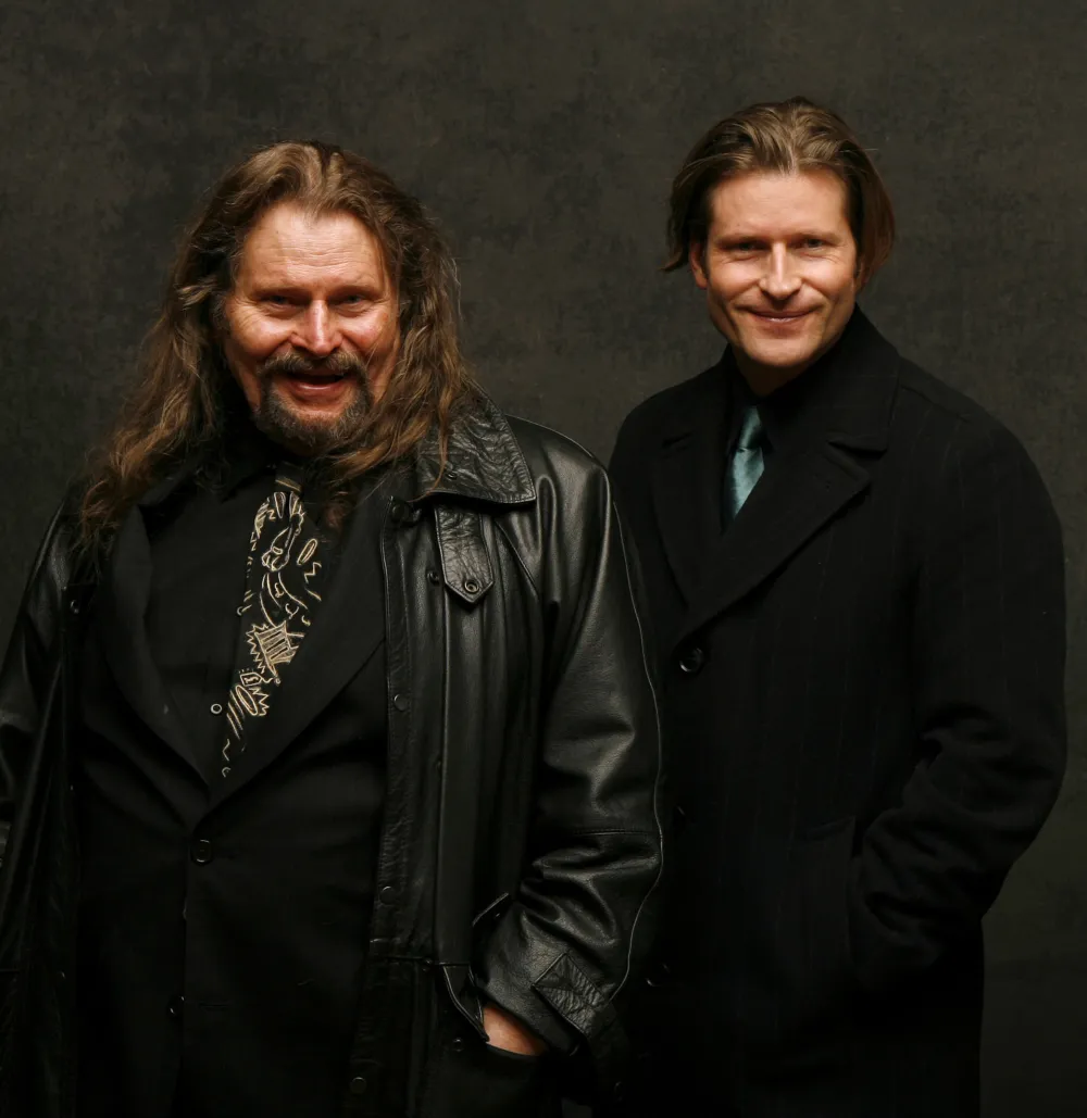 Bruce and Crispin Glover