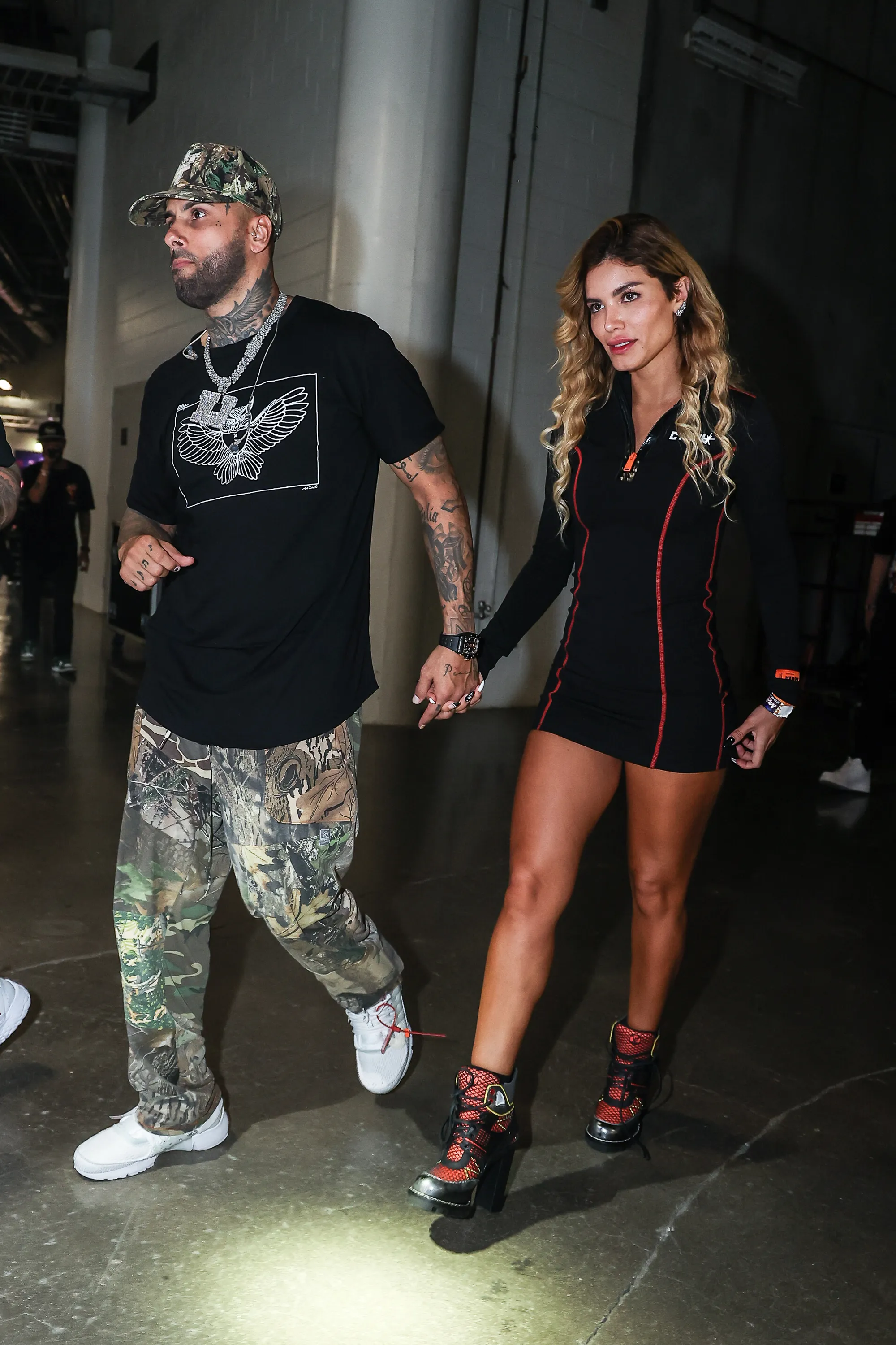 Nicky Jam y Aleska Génesis.