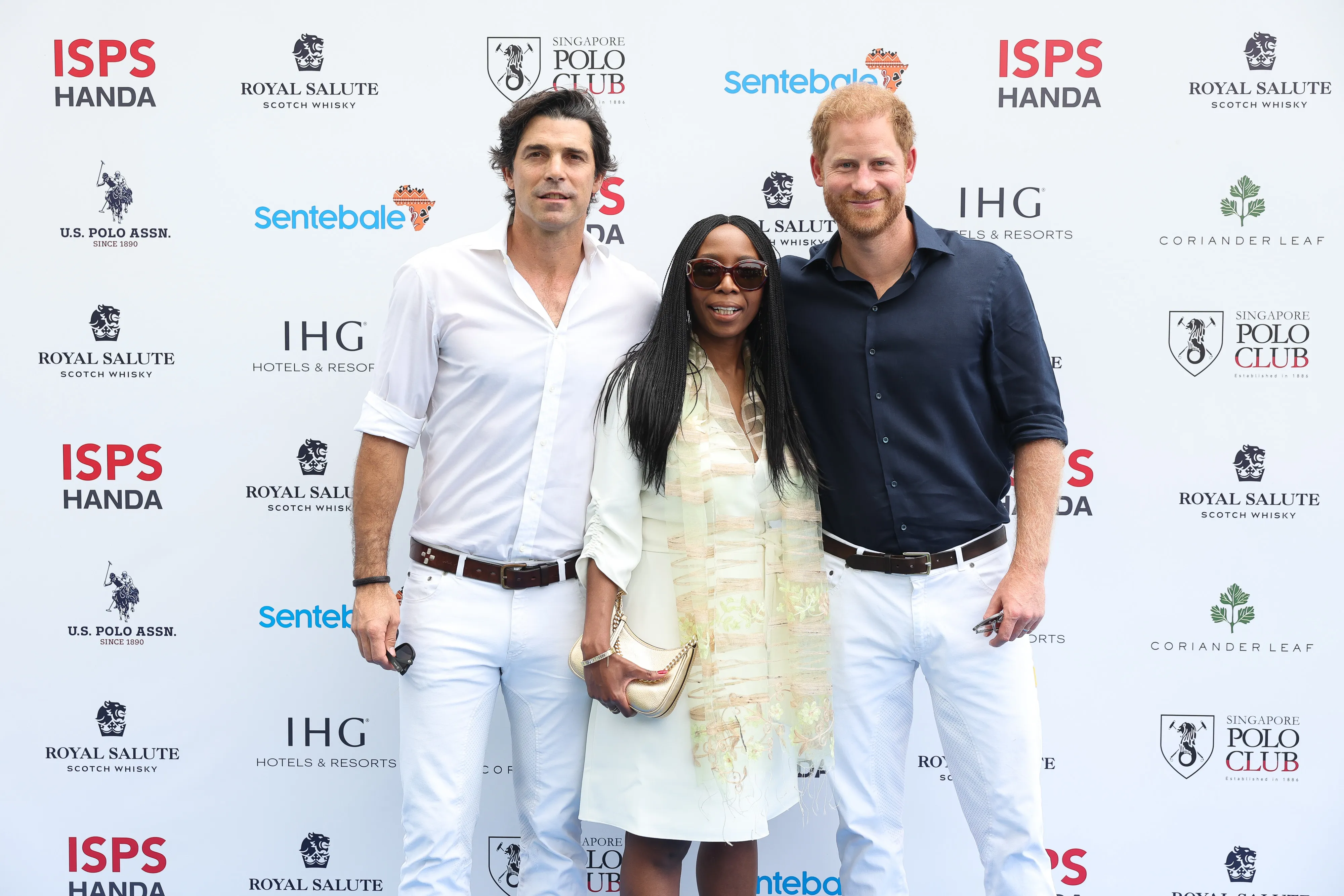 Nacho Figueras, Sophie Chandauka and Prince Harry
