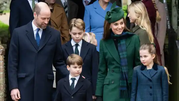 Prince William, Kate Middleton, and their children