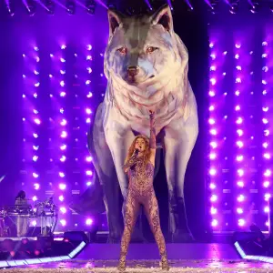 Shakira en su gira 2025.