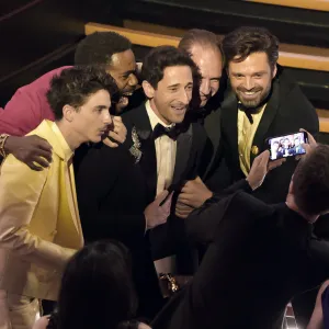 Timothée Chalamet, Colman Domingo, Adrien Brody, Ralph Fiennes and Sebastian Stan