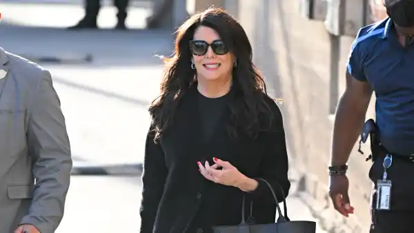 Lauren Graham is seen on March 19, 2025 in Los Angeles, California.