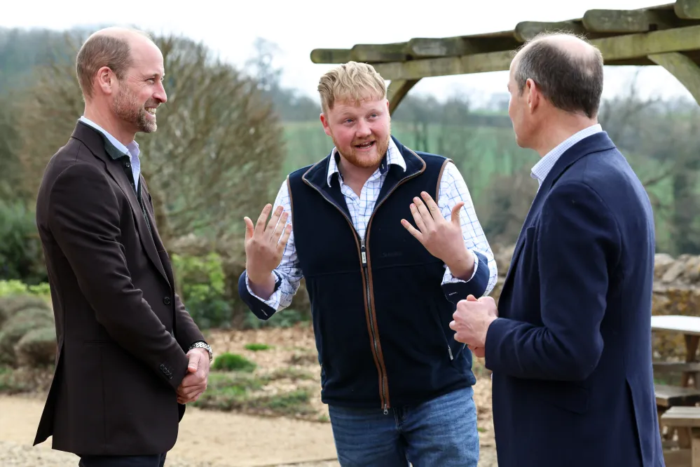 Prince William meets Clarkson's Farm stars