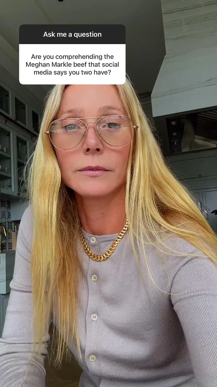Gwyneth Paltrow and Meghan Markle Throw Shade a Social Media Beef Rumors With Joint Video 911