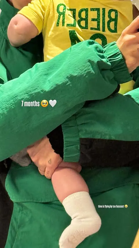 Hailey Bieber Marks Son Jack s 7 Month Birthday With New Pic Time Is Flying Too Fast 832