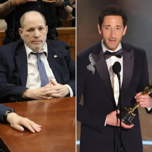 Harvey Weinstein Reacts to Adrien Brody Referencing His and Georgina Chapman s Kids in Oscars Speech 638