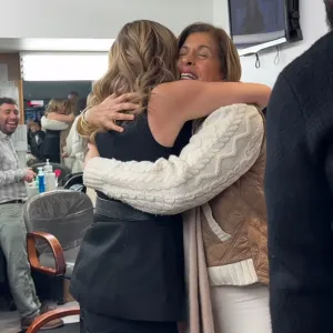 Hoda Kotb Visits Jenna Bush Hager Backstage at Today With Jenna and Friends