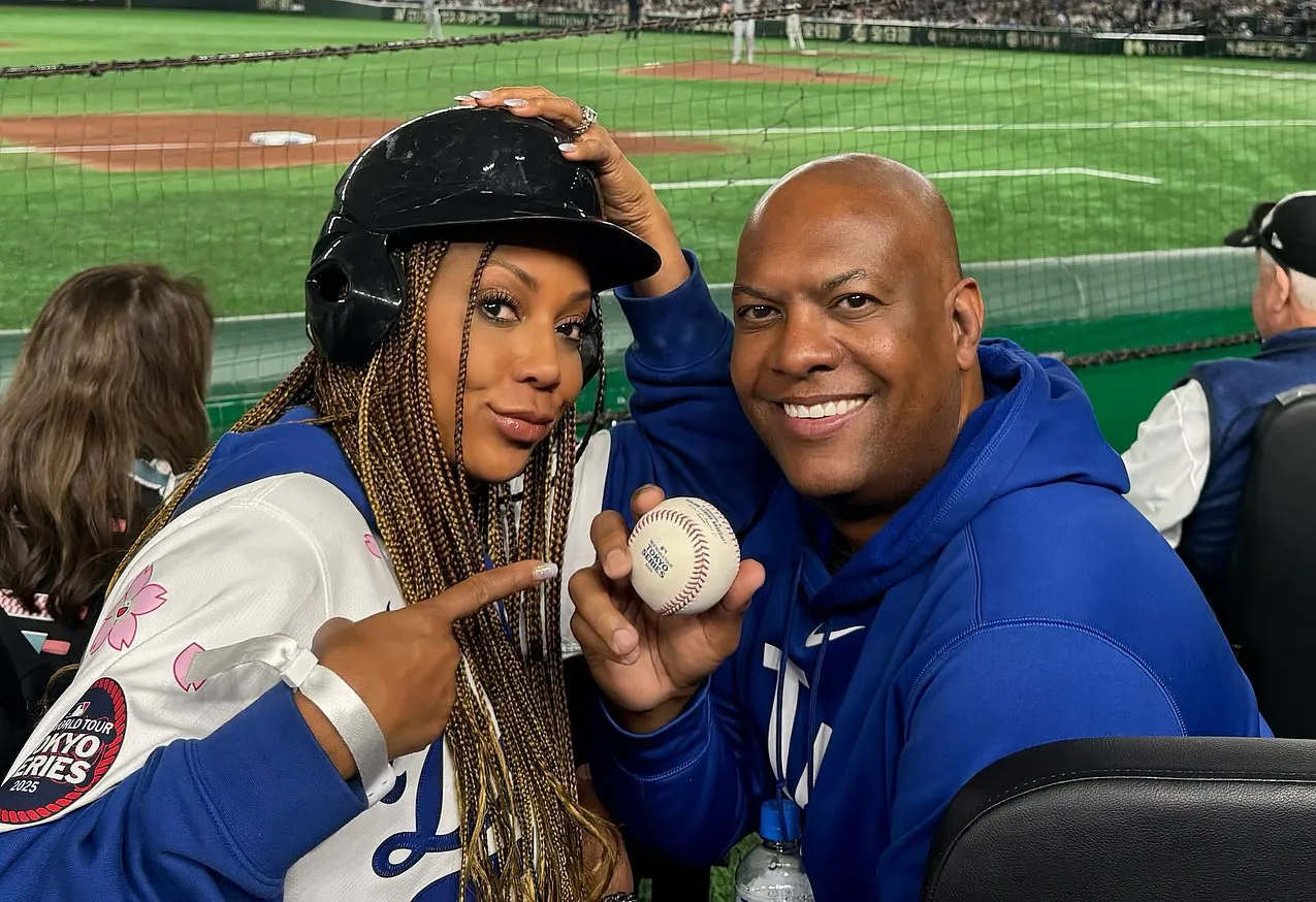 Holly Robinson Peete Defends Husband Rodney After He Catches Foul Ball During Dodgers Baseball Game