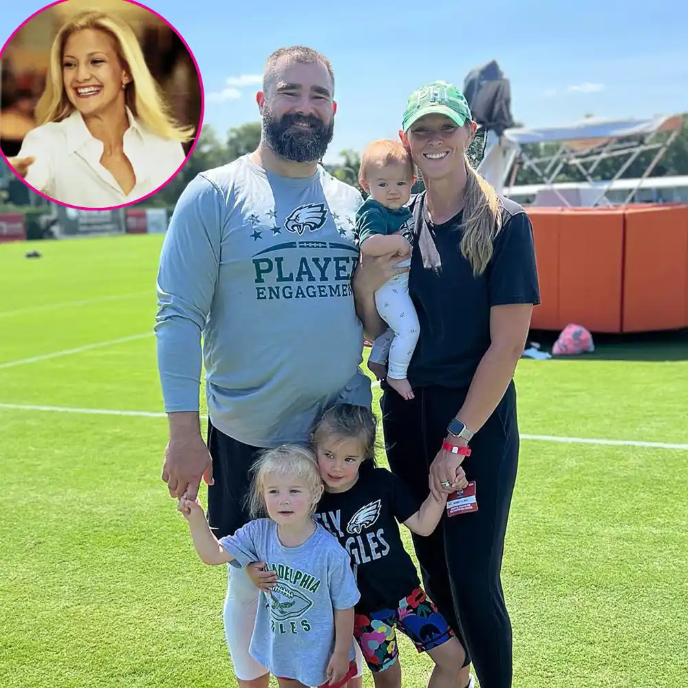 Pregnant Kylie Kelce Considers Naming Baby No. 4 After Kate Hudson in 'How to Lose a Guy in 10 Days'