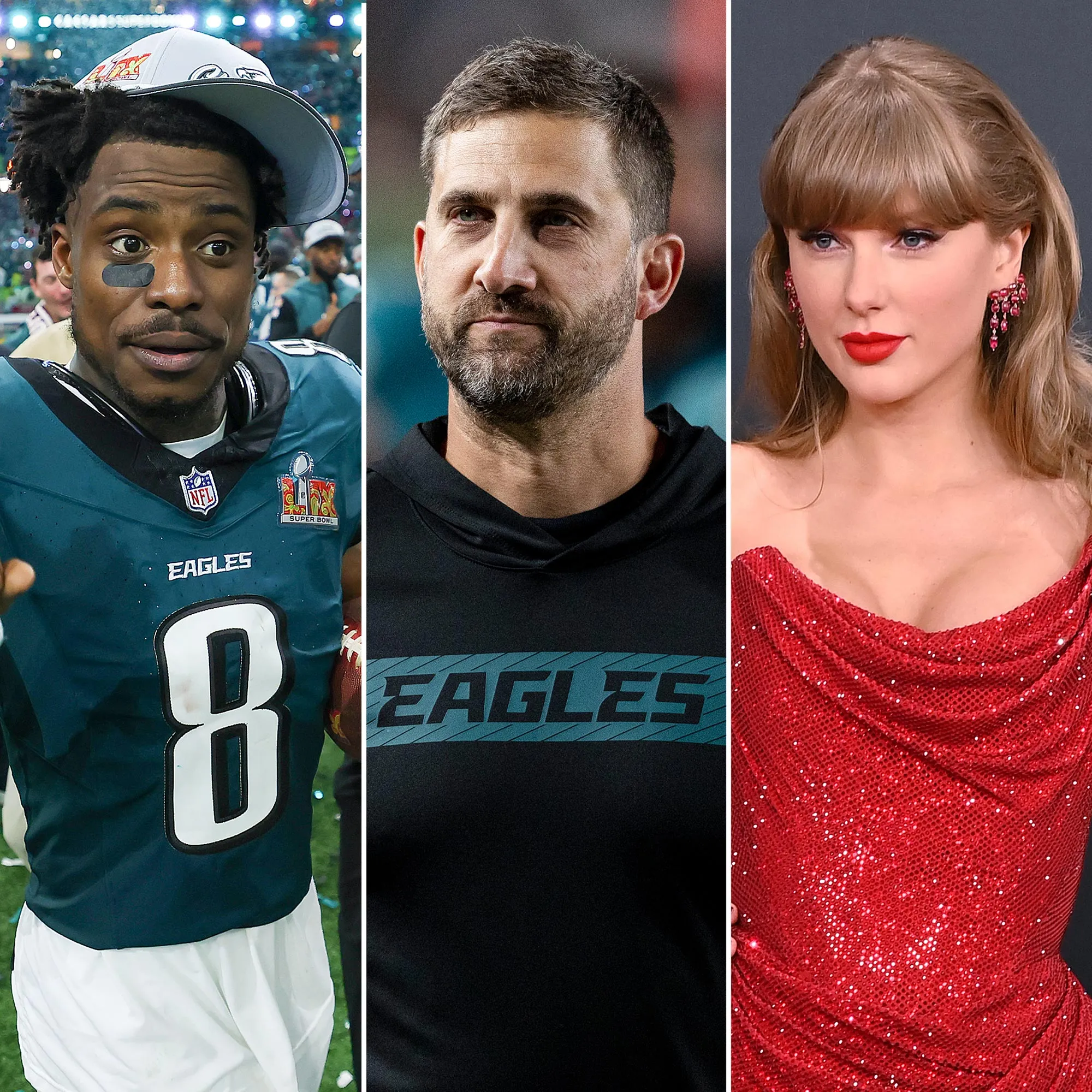 How Nick Sirianni Reacted to CJ Gardner Johnsons Taylor Swift Sweatshirt