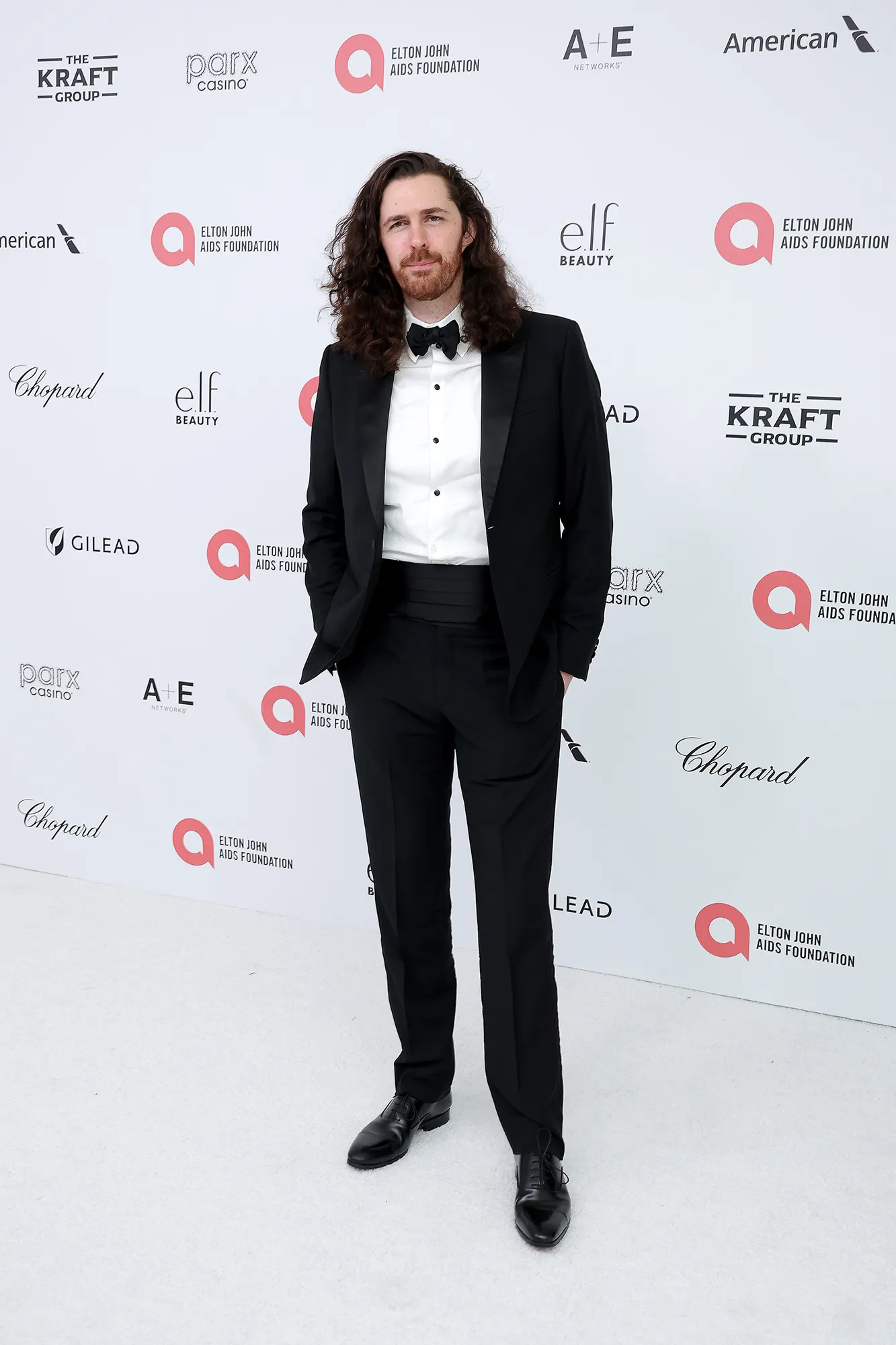 Hozier attends the Elton John AIDS Foundation's Oscars viewing party