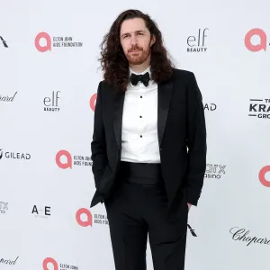Hozier attends the Elton John AIDS Foundation's Oscars viewing party