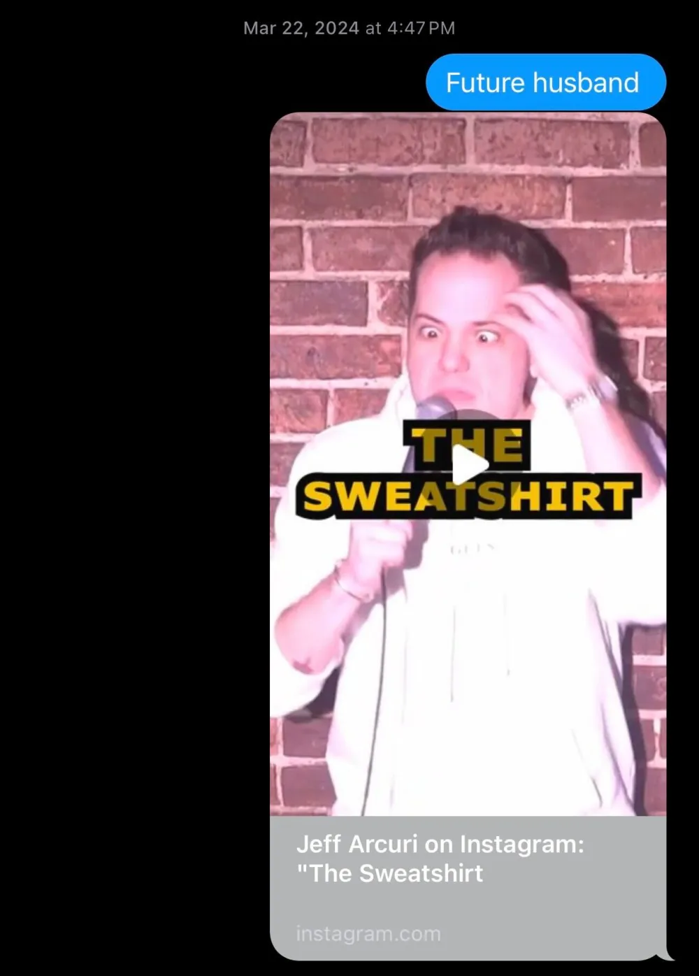 Katie Thurston text message