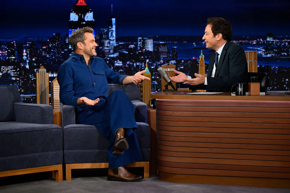 Joshua Jackson Tonight Show Starring Jimmy Fallon Joshua Jackson Excited In Aftermath Of House Burning Down