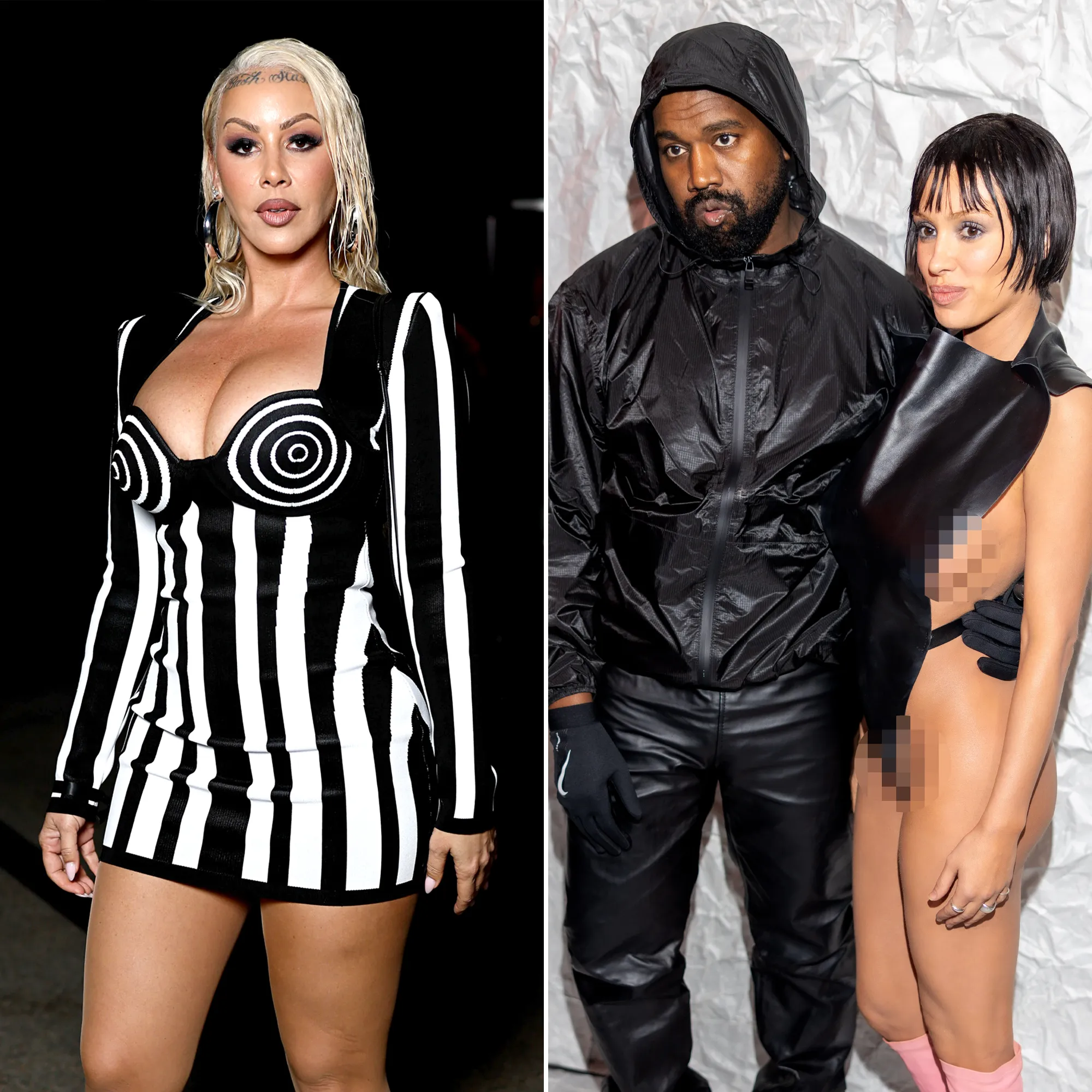 Kanye West Ex Amber Rose Thinks He Is For Sure Controlling Wife Bianca Censori Style