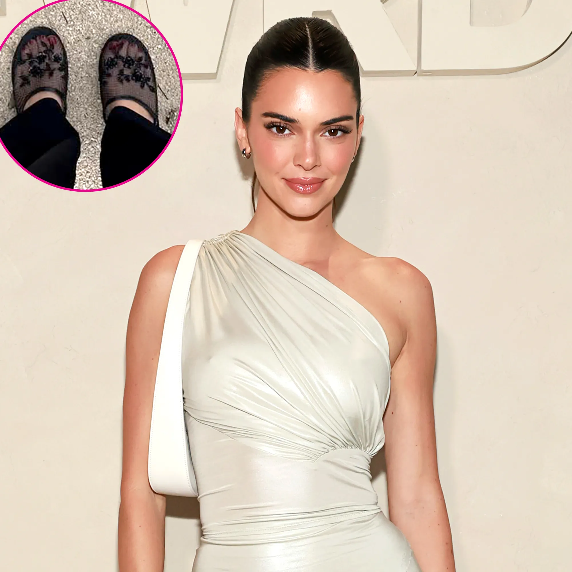 PROMO Kendall Jenner Elevates the Affordable Slide With a Polished Pedi