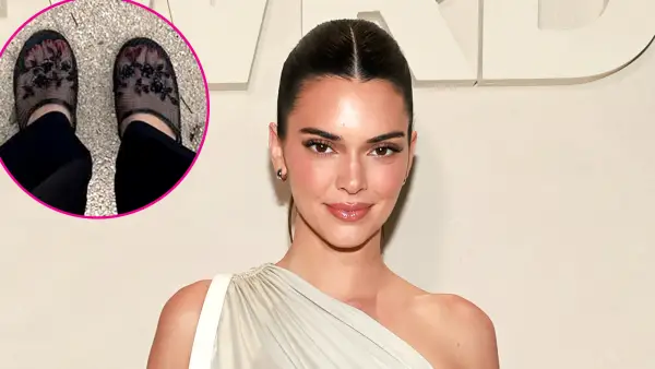 PROMO Kendall Jenner Elevates the Affordable Slide With a Polished Pedi