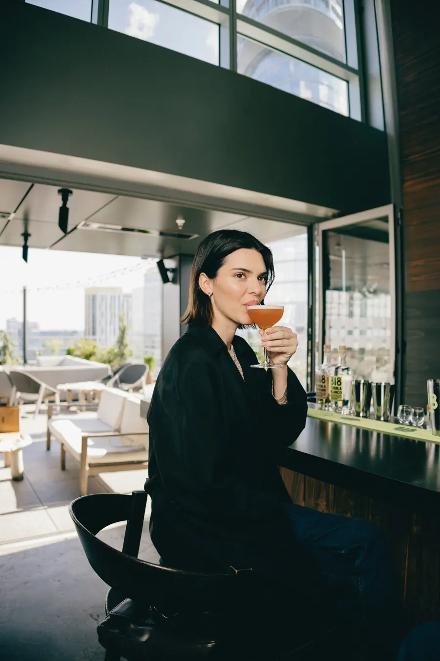 Kendall Jenner Sips 818 at Nashville Hot Spot Harriet’s Rooftop