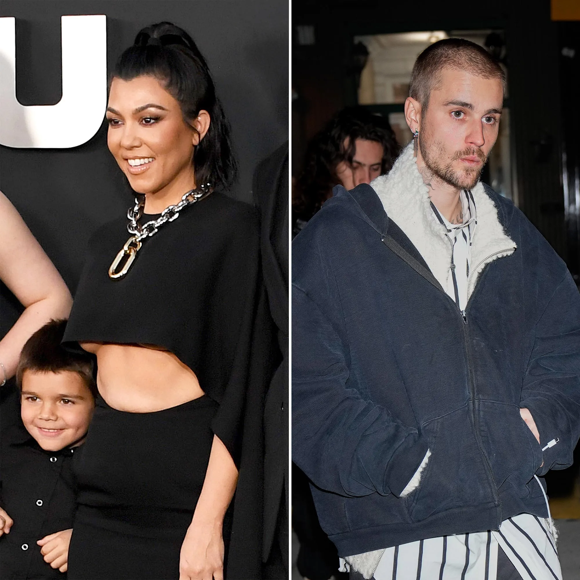 Kourtney Kardashians Son Reign Disick Shuts Down Rumors That Justin Bieber Is His Dad