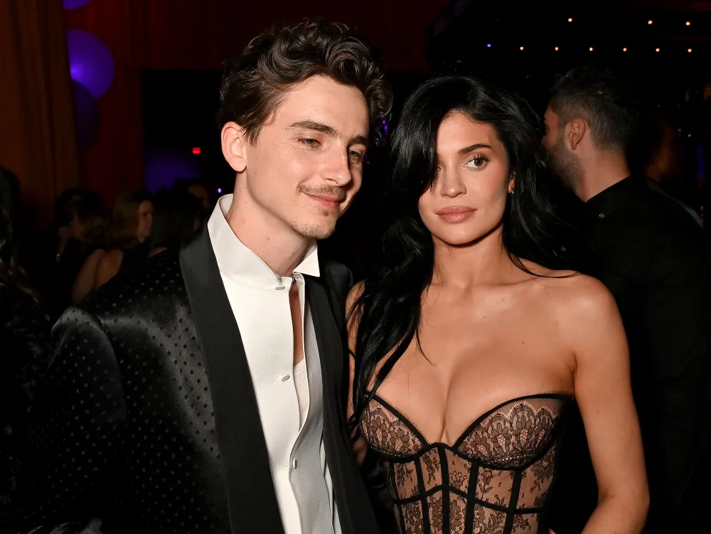 Kylie Jenner Cozies Up to Timothee Chalamet Inside Vanity Fair Party 2025 02