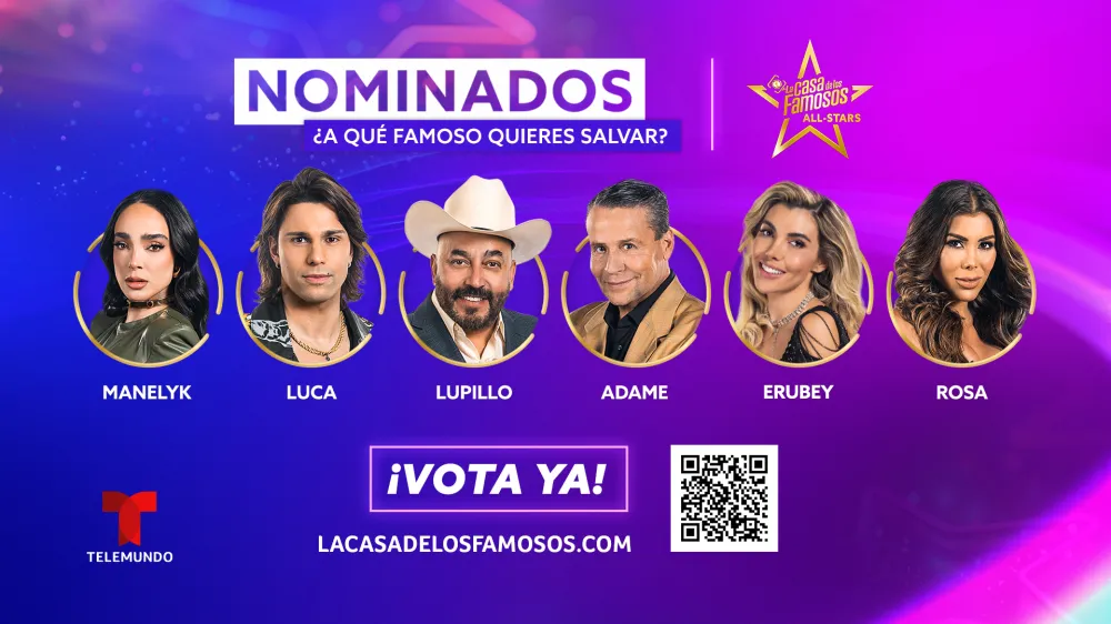 Nominados 'Casa de los Famosos All-Stars', marzo 2025.