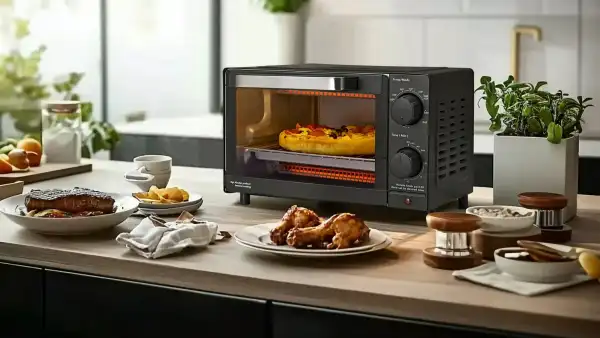 Toaster on a counter