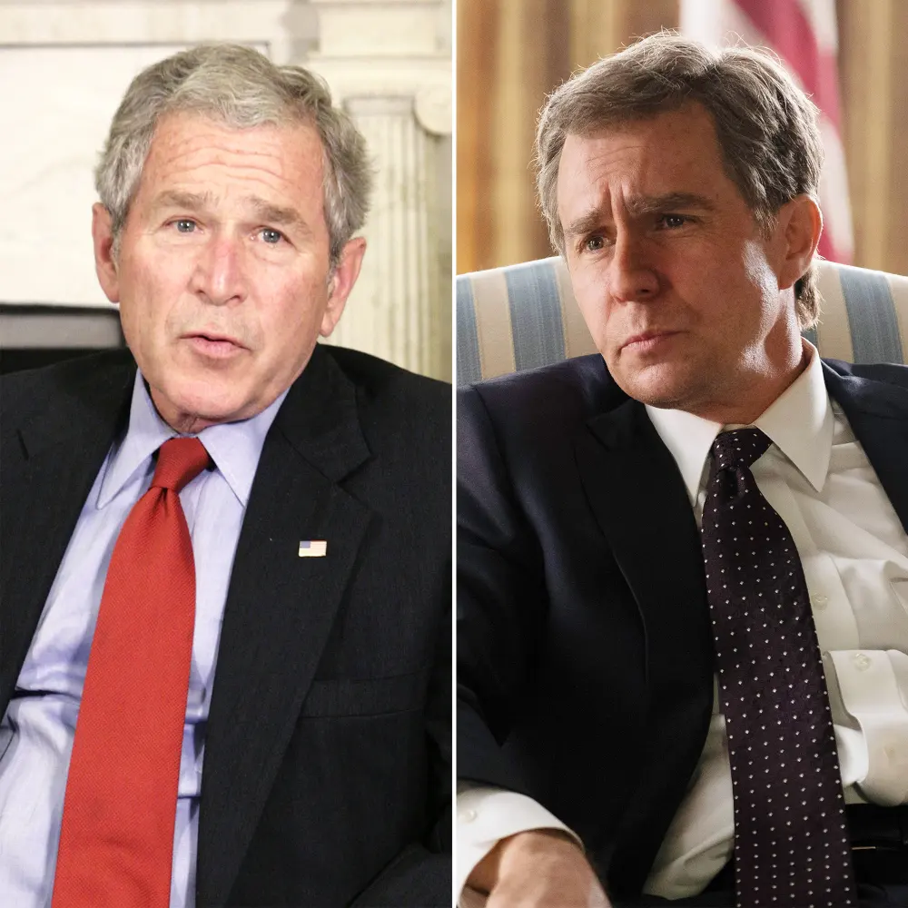 Leslie Bibb Didnt Think George W Bush Was Sexy Until Husband Sam Rockwell Played Him